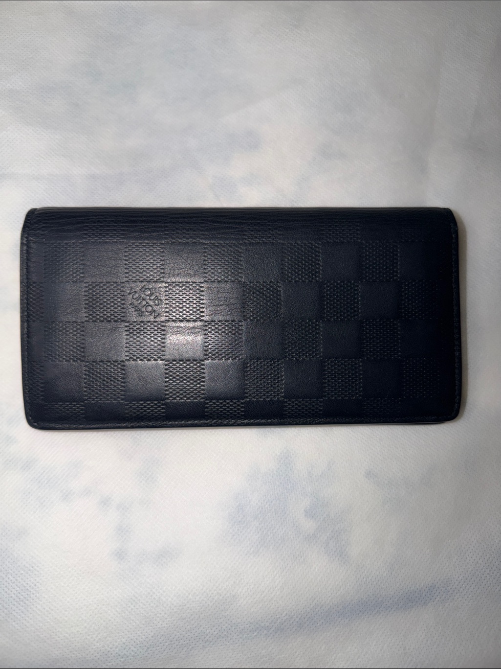 Louis Vuitton Navy Damier Ebane Long Wallet ( Final Sale)